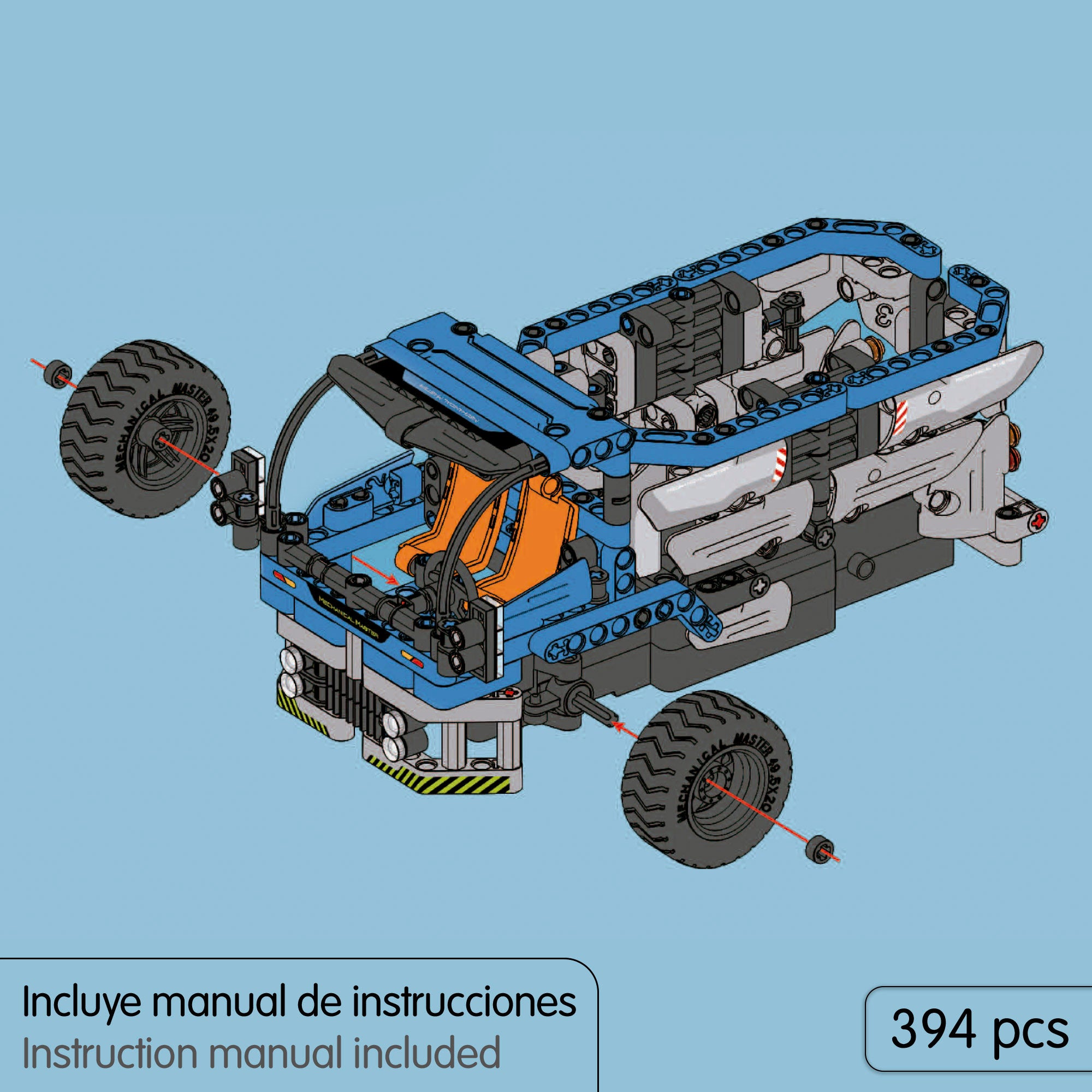 iM.Master Juego de construcción Camión teledirigido hormigonera 2 en 1 - 394 pzas.