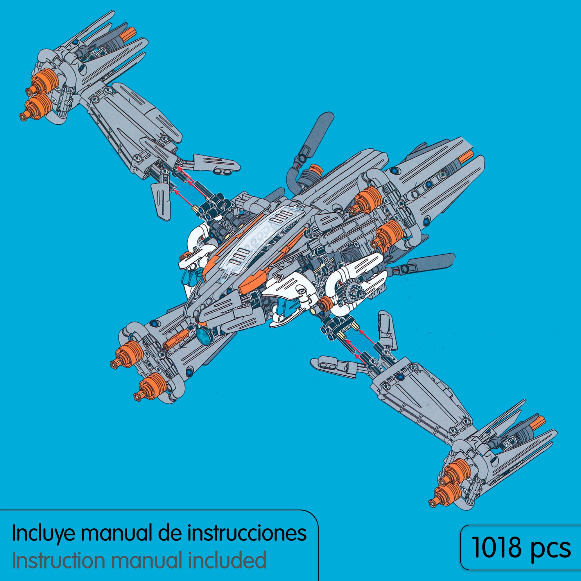 iM.Master Juego de construcción Nave espacial - 1018 pzas.