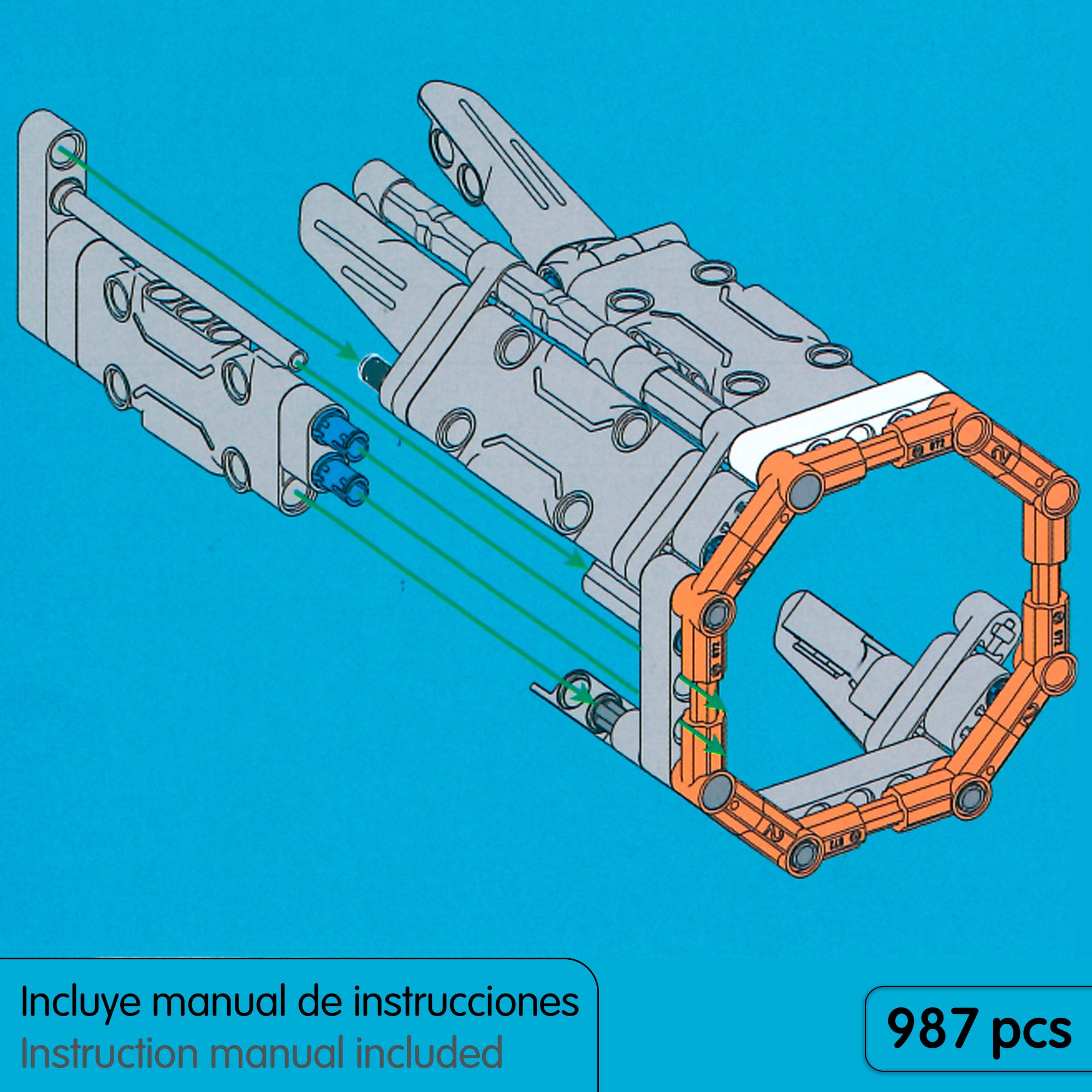 iM.Master Juego de construcción Nave espacial Sirius Star - 987 pzas.