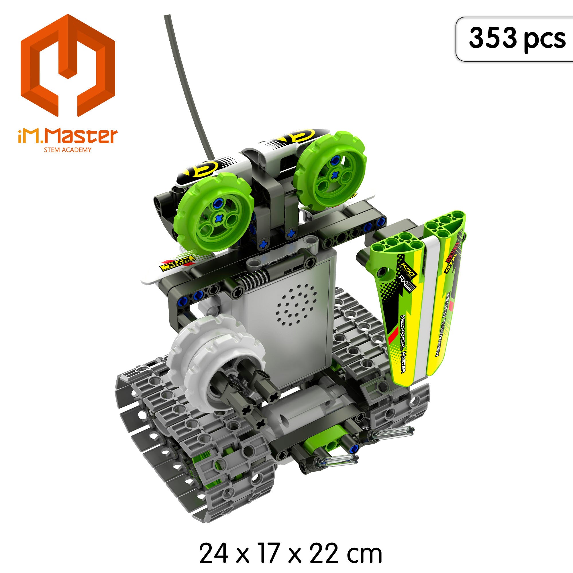 iM.Master Juego de construcción Robot teledigirido acrobático 3 en 1 - 353 pzas.