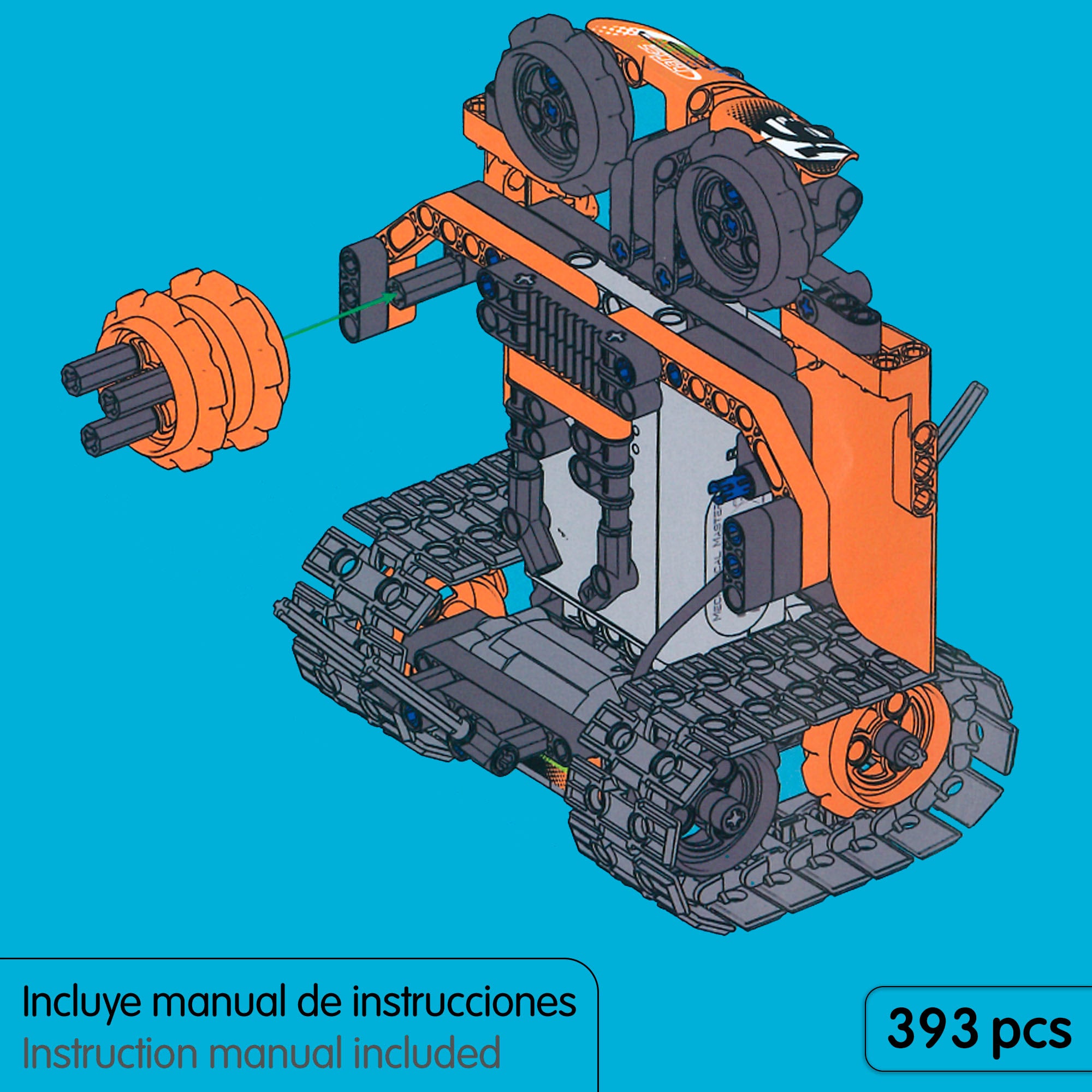 iM.Master Juego de construcción robot teledigirido acrobático 3 en 1 - 392 pzas.