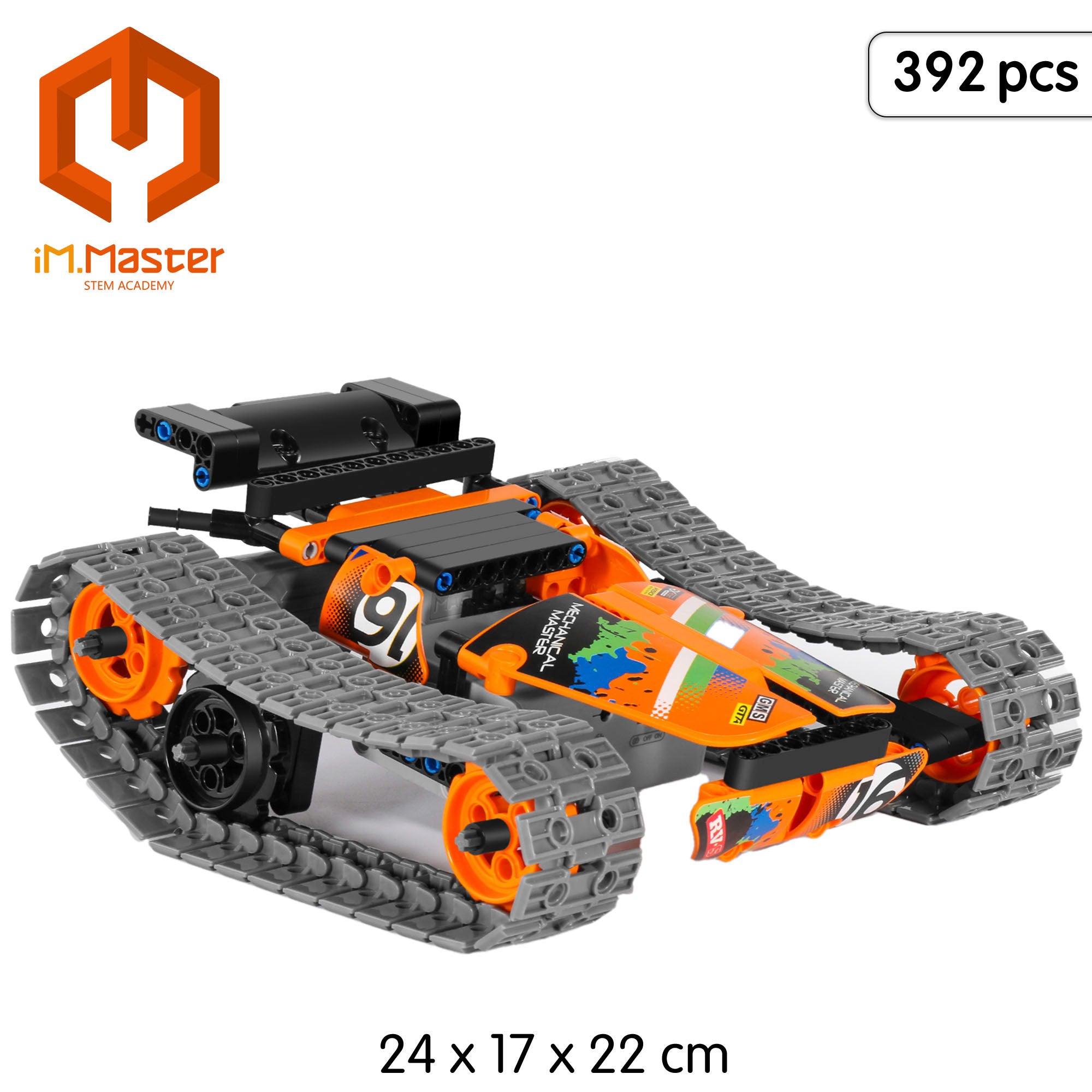 iM.Master Juego de construcción robot teledigirido acrobático 3 en 1 - 392 pzas.