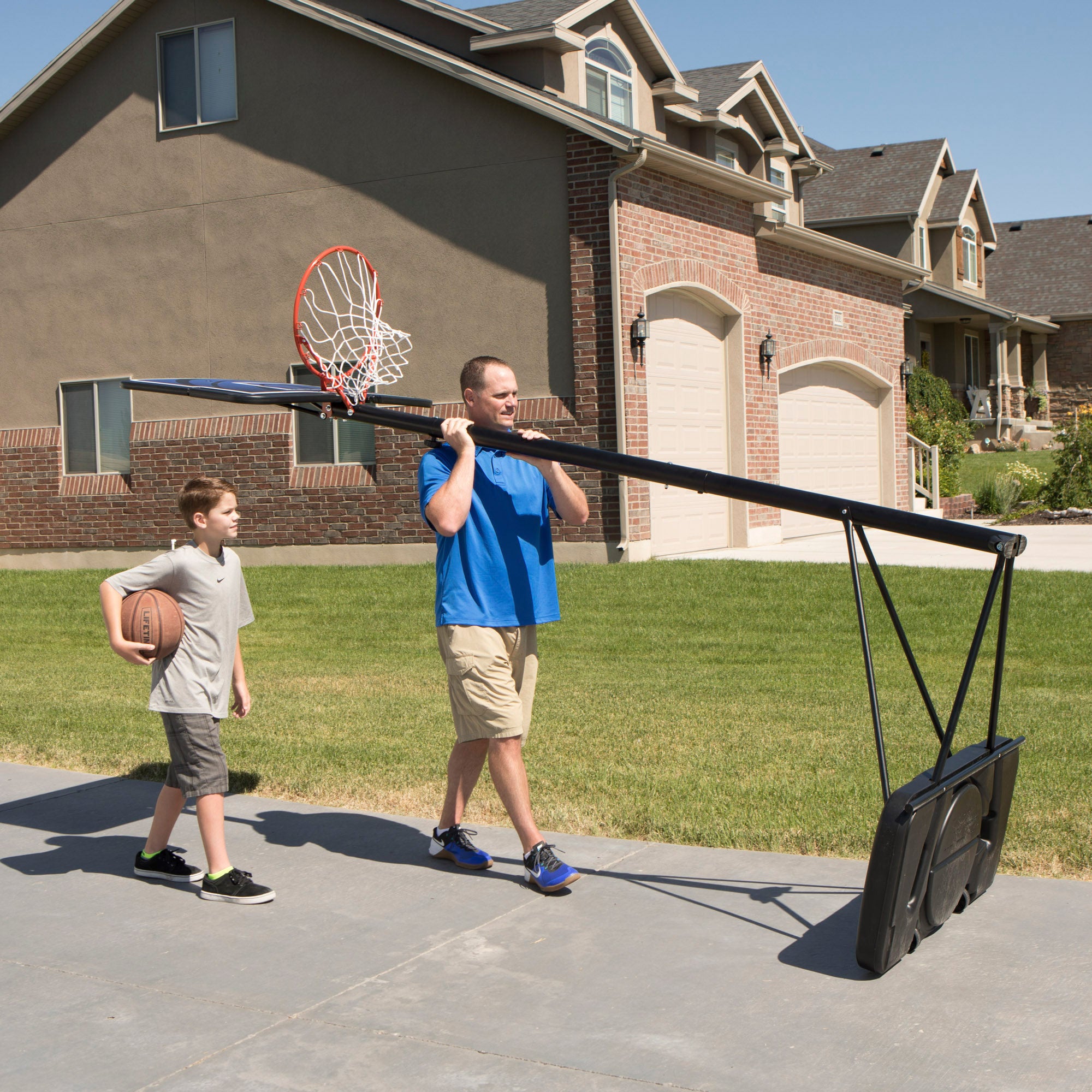 Canasta baloncesto ultrarresistente LIFETIME altura regulable 229/305 cm uv100