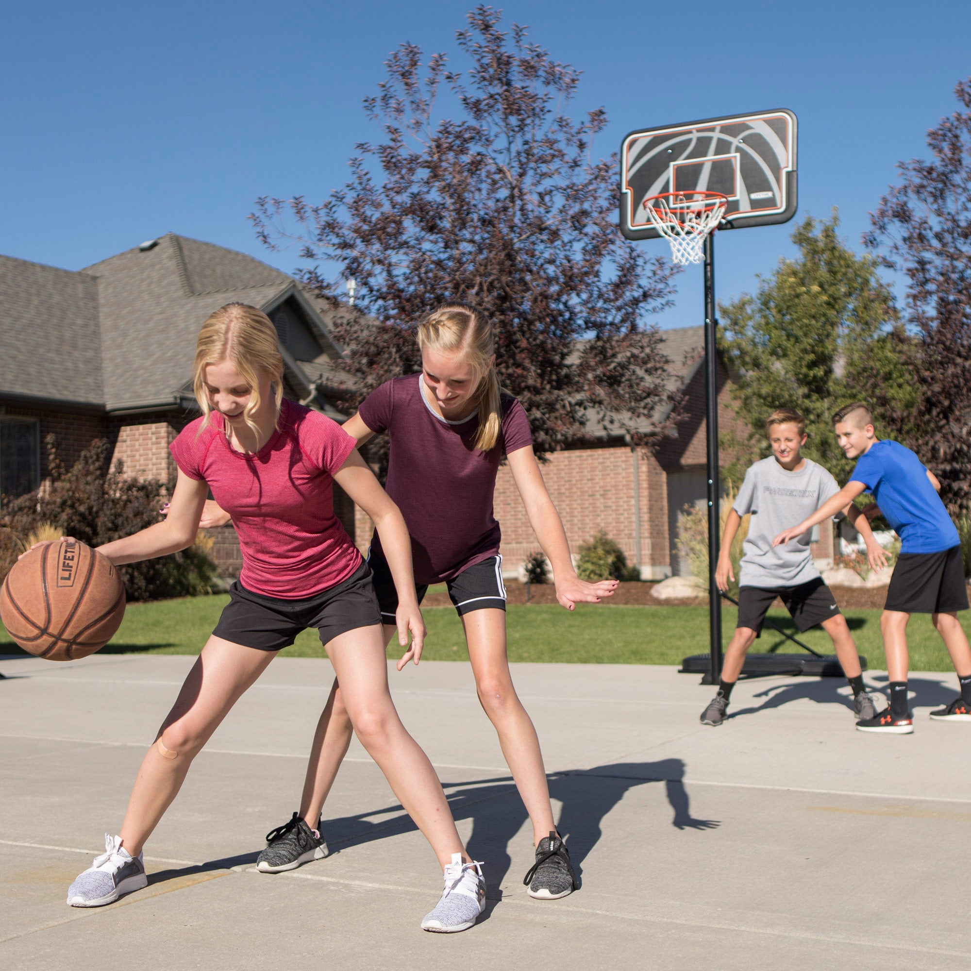 Canasta baloncesto ultrarresistente LIFETIME altura regulable 229/305 cm uv100